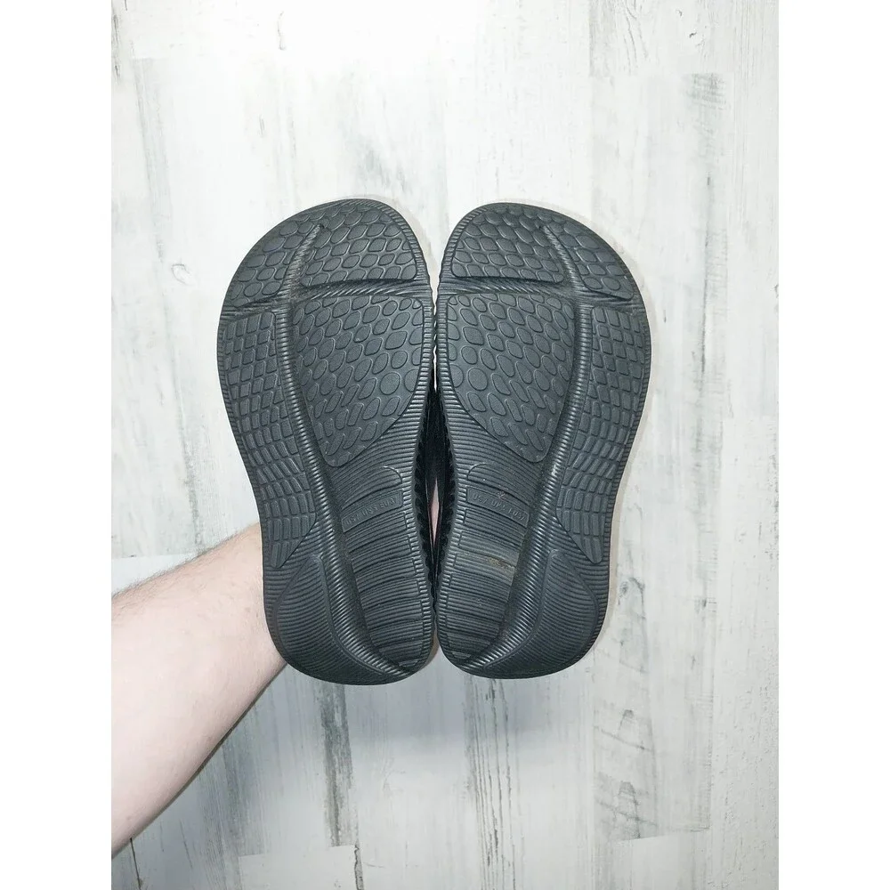 GPOS Mens Size 7 Sport Recovery Sandals Plantar Fasciitis Thick Cushion Slides